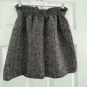 J. Crew Black and Gray Skirt